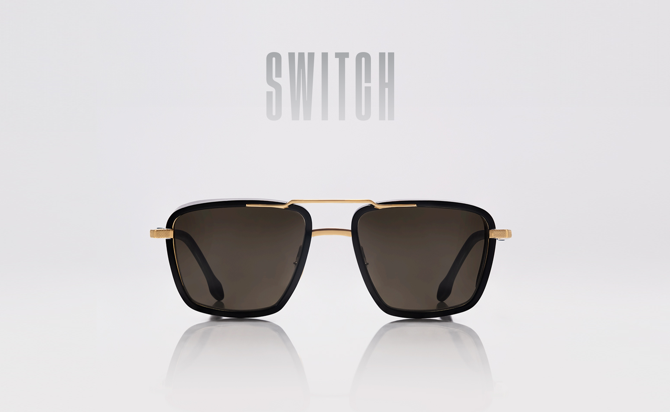 SWITCH : Antique Silver + Navy / Dark Blue