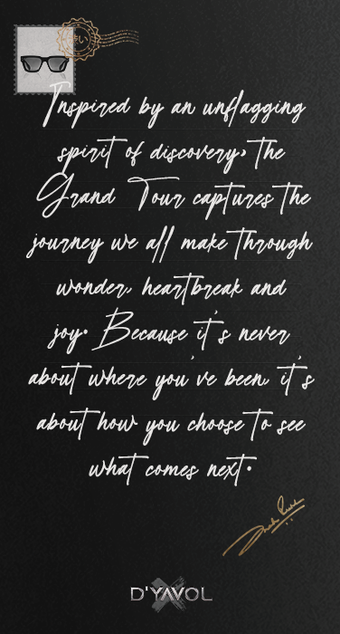 GRAND TOUR : Black + Gold / Dark Red