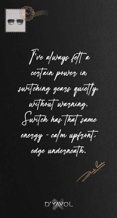 SWITCH : Antique Silver + Navy / Dark Blue